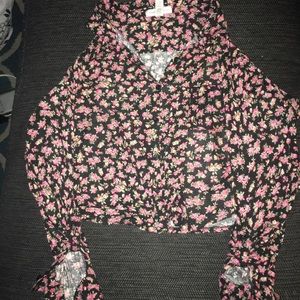 Floral crop top